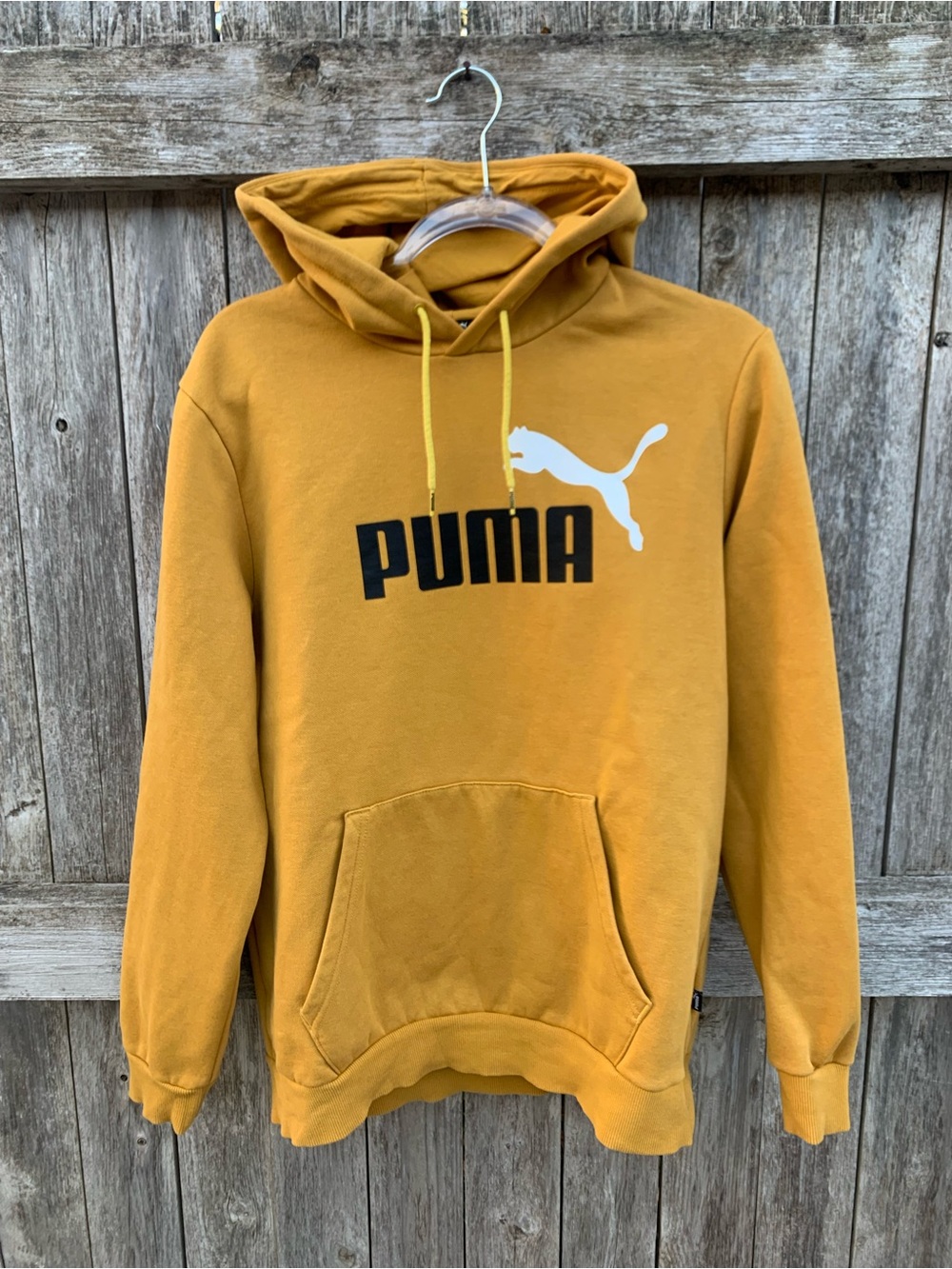 Puma Men's Mustard Logo Hoodie